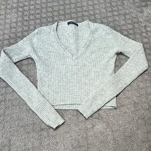 brandy melville cropped long sleeve